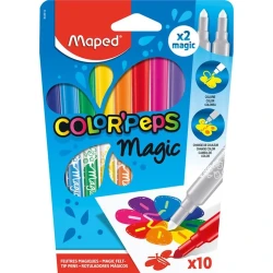 Набор фломастеров Maped Color'Peps Magic, 10 шт Набор фломастеров Maped Color'Peps Magic, 10 шт