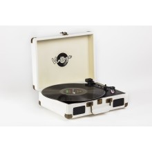 Vinil plastin pleyeri Vintage White Classic