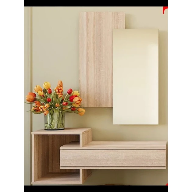 Консоль Art Mebel 39, ламинат, 120х95х35 см, сонома Консоль Art Mebel 39, ламинат, 120х95х35 см, сонома