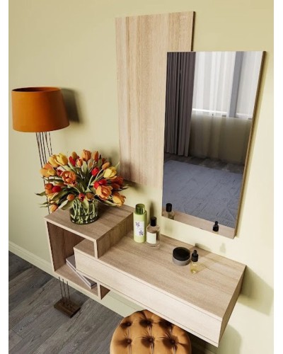 Konsol Art Mebel 39, laminat, 120x95x35 sm, sonoma