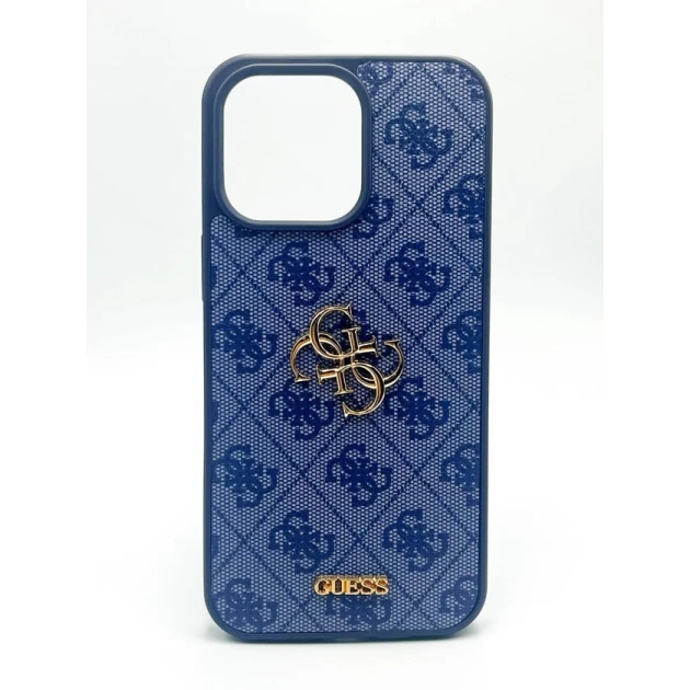 Чехол Guess для Apple iPhone 15, синий Чехол Guess для Apple iPhone 15, синий
