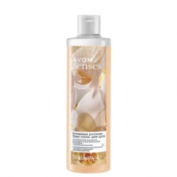 Крем-гель для душа Avon Senses с ароматом белого персика и ванильной орхидеи 250 мл