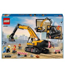 Konstruktor LEGO Yellow Construction Excavator V29 60420, 8+ yaş, 621 hissə