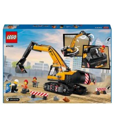 Konstruktor LEGO Yellow Construction Excavator V29 60420, 8+ yaş, 621 hissə
