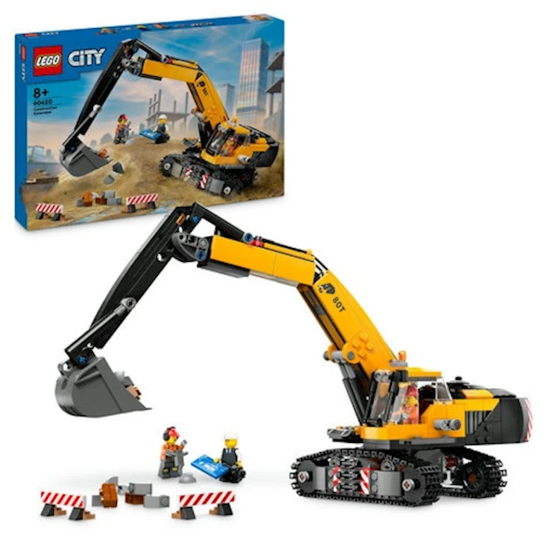 Конструктор LEGO Yellow Construction Excavator V29 60420, 8+ лет, 621 элемент Конструктор LEGO Yellow Construction Excavator V29 60420, 8+ лет, 621 элемент