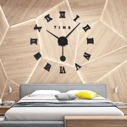 Divar saatı nh_10s, qara, 70 sm Divar saatı nh_10s, qara, 70 sm