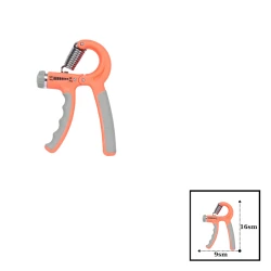 Эспандер кистевой Gymnic, 16x9 см, оранжевый, 50 кг