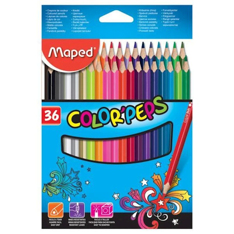 Цветные карандаши Maped 36 Цветов