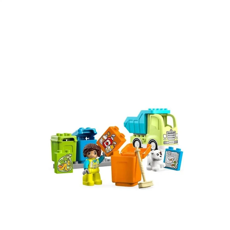 Конструктор LEGO Duplo Town Recycling Truck 10987, 2+ лет, 15 элементов