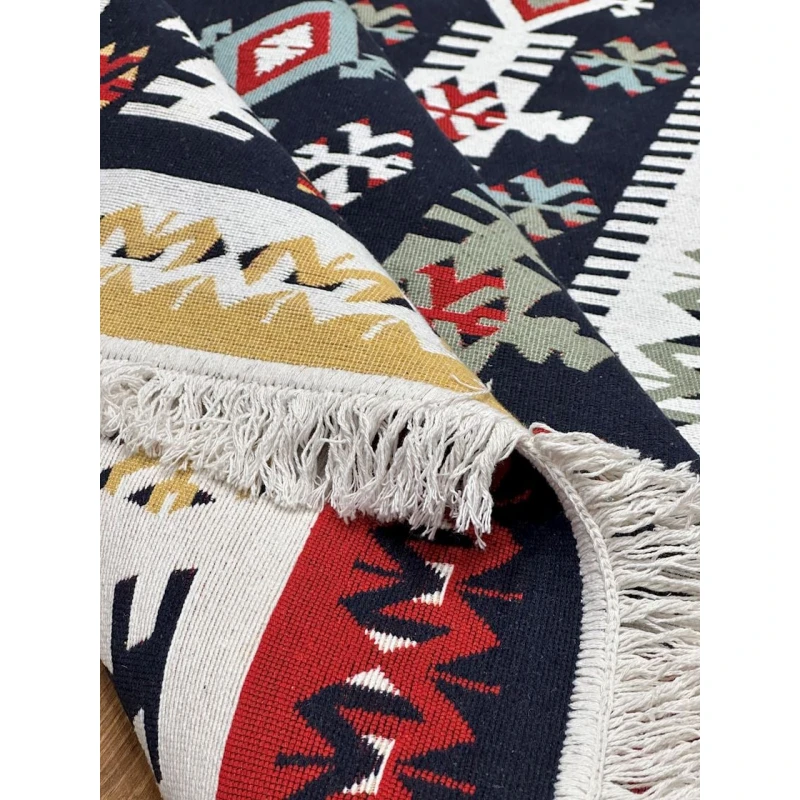 Ковер Natural halı Arya AR32RED, 120x180 см, хлопок , разноцветный Ковер Natural halı Arya AR32RED, 120x180 см, хлопок , разноцветный