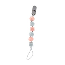 Əmzik tutacağı Nuby, silikon, uzunluğu 14,30 sm, çəhrayı