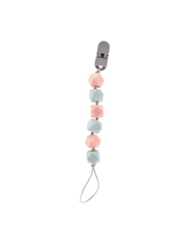 Əmzik tutacağı Nuby, silikon, uzunluğu 14,30 sm, çəhrayı