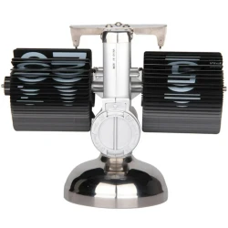 Masaüstü saat HY-F001 Silver/Black