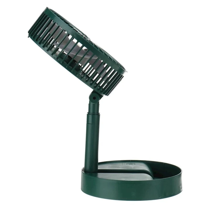 Portativ ventilyator Mini Telescopic Folding Fan FT-912, yaşıl