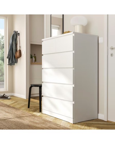 Komod IKEA Malm, ağ, 80x123 sm