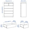 Комод IKEA Malm, белый, 80x123 см