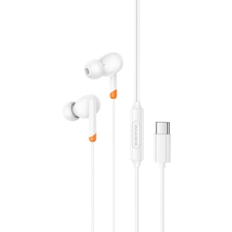 Проводные наушники BOROFONE BM92 White
