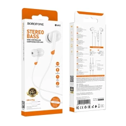 Проводные наушники BOROFONE BM92 White