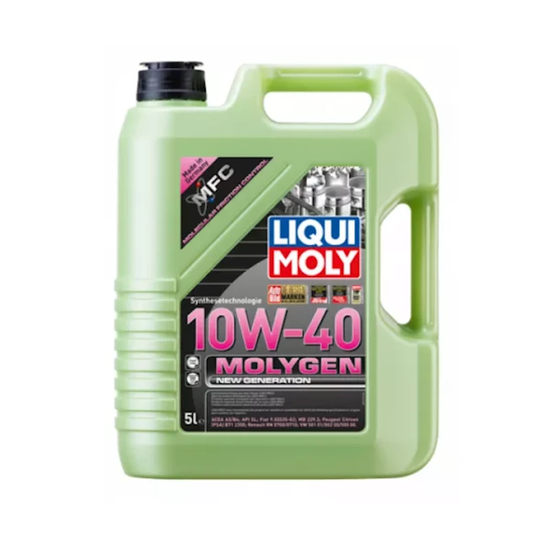 Моторное масло Liqui Moly Molygen New Generation 10W-40, 5 л Моторное масло Liqui Moly Molygen New Generation 10W-40, 5 л