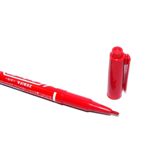 İkitərəfli qələm-flomaster pen_655, qırmızı