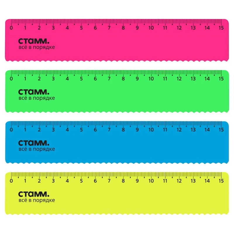 Xətkeş Стамм Neon ЛН170, plastik, 15 sm, məhsul çeşiddə Xətkeş Стамм Neon ЛН170, plastik, 15 sm, məhsul çeşiddə