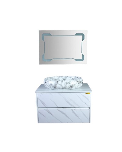 Çanaqlı tumba Gold Banyo 8501, plastik/keramika, 80 sm