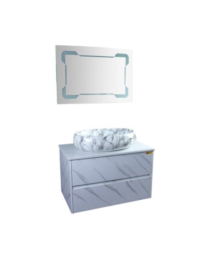 Çanaqlı tumba Gold Banyo 8501, plastik/keramika, 80 sm
