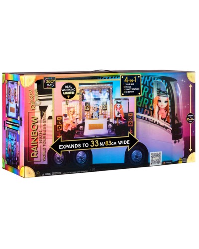 Kuklalar üçün nəqliyyat MGA Rainbow High Bus Doll Stage 583721
