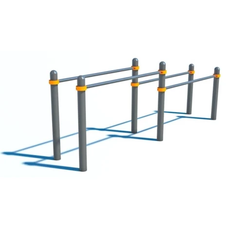 Двойные уличные параллельные брусья Azpark СВС-11 Двойные уличные параллельные брусья Azpark СВС-11