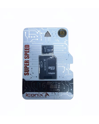 Yaddaş kartı iConix 16GB MicroSD Pack