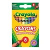 Разноцветные стандартные восковые мелки Crayola, 8 шт. 48 гр. Разноцветные стандартные восковые мелки Crayola, 8 шт. 48 гр.