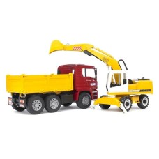 Özüboşaldan Bruder Man, plastik, rəngbərəng, 42.3x22.7x73 sm, 3 yaşdan