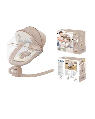 Uşaqlar üçün yelləncək-kreslo Kidilo slm026, bej