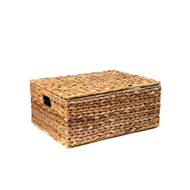 Корзина плетеная Hom-me 105683, 39.5x30.5x16 см, коричневая