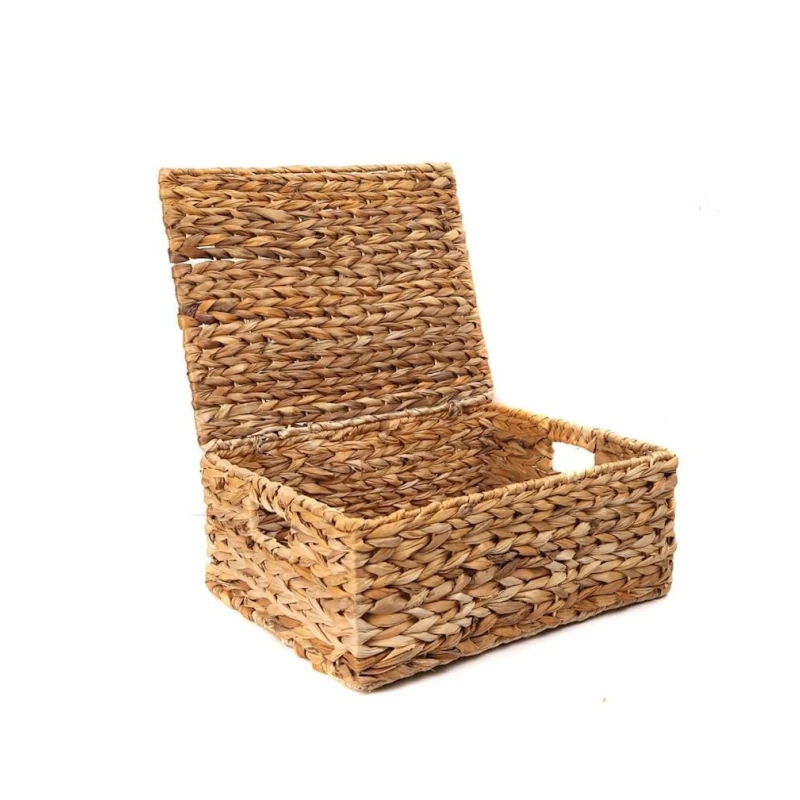 Корзина плетеная Hom-me 105683, 39.5x30.5x16 см, коричневая