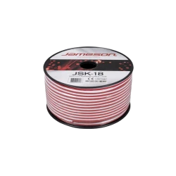 Провод Jameson JSK-18, красный/белый, 100 м