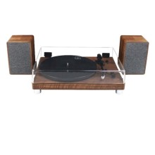 Vinil plastin pleyeri Vintage Glassy With Speaker