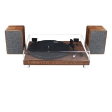 Vinil plastin pleyeri Vintage Glassy With Speaker