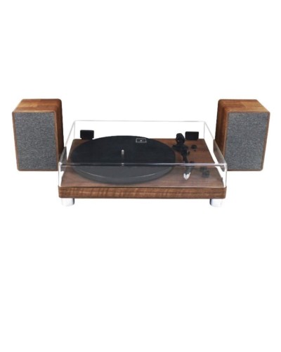 Vinil plastin pleyeri Vintage Glassy With Speaker