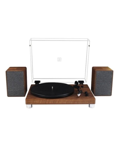 Vinil plastin pleyeri Vintage Glassy With Speaker