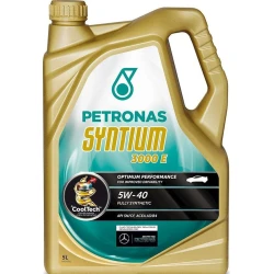Моторное масло Petronas Syntium 3000 E, 5W-40, 5 л