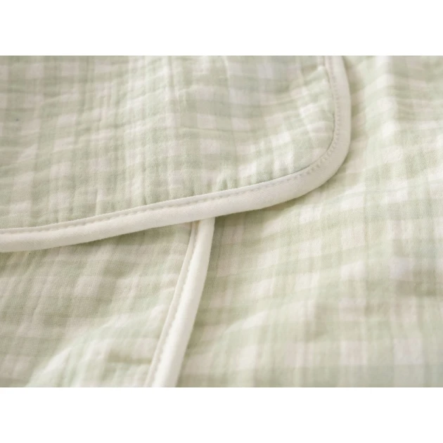 Детское полотенце Childhome CCBCJVF, 80x80 см, белое/зеленое Детское полотенце Childhome CCBCJVF, 80x80 см, белое/зеленое