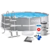 Каркасный бассейн İntex H26718FR, серый, 366x122 см, 10685 л