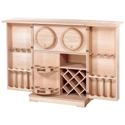 Шкаф для бара Barizza, дерево, бежевый