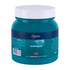 Akril boyalar Ладога, zümrüd, N 720, 220 ml