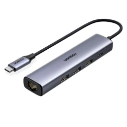 USB хаб Ugreen CM475-20932 Grey USB хаб Ugreen CM475-20932 Grey