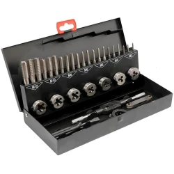 Набор метчиков и плашек YATO YT-2975, 32 шт Набор метчиков и плашек YATO YT-2975, 32 шт