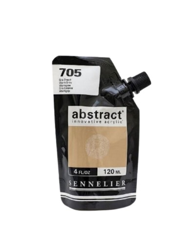 Akril boya Sennelier Abstract 705 Warm Grey, isti boz, 120 ml