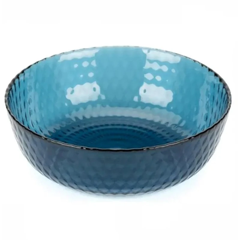 Тарелка Luminarc, 17.5 см, стекло, синяя Тарелка Luminarc, 17.5 см, стекло, синяя