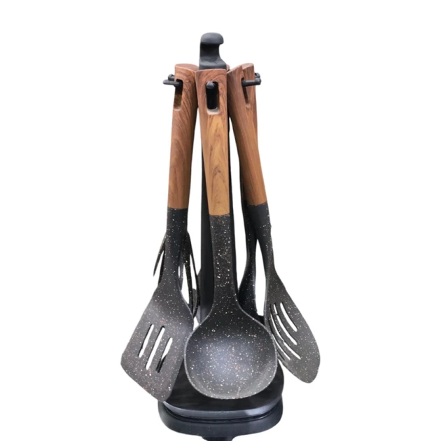 Набор кухонных принадлежностей smil_1053, нейлон, черный, 6 шт.